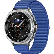 Galaxy Watch8 Classic | 46 мм | 4G LTE | Black | Fabric/Blue | M/L, Размер: 46 мм, Цвет: Black, Тип ремешка: Fabric, Цвет ремешка: Blue, Размер ремешка: M/L, Подключение часов: Bluetooth / Wi-Fi + 4G LTE